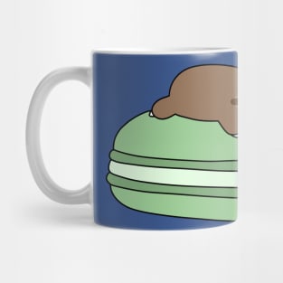 Little Sloth and Green Macaroon Mug